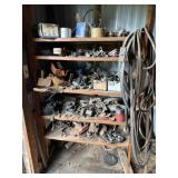 Metal Shop Shelf & Contents