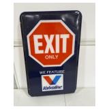 Plastic Single Sided Valvoline Sign