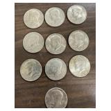 10+/- 1976 Half Dollars