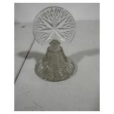 Art Deco Pressed Glass Perfume Bottle