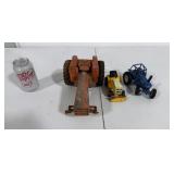 3 Vintage Broken Tractors