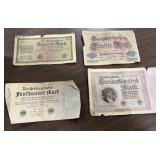 1,000 Mark Reichsbanknote from Germany,