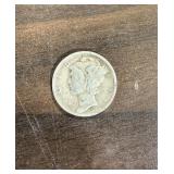 1941 Silver Mercury Dime
