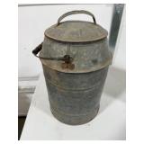 Vintage Galvanized Water Can w/ Lid