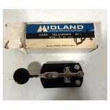 Vintage Midland International Hand Telegraph Key
