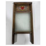 Vintage Decorative Washboard w/ Glass Washboard