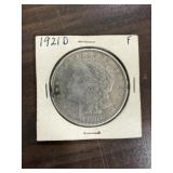 1921D Silver Morgan Dollar