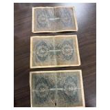(3) Germany 50 Mark Banknotes