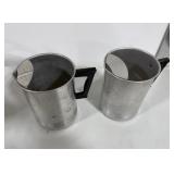 2 Vintage Aluminum Ware Pitchers