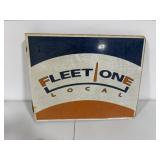 Fleet One Local Double Sided Metal Sign