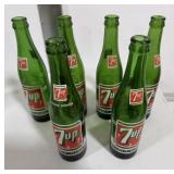 6+/- Red Label 7up Bottles