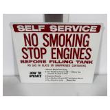 1988 New Old Stock Gas Pump Top Sign