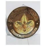 Troup 1 Boy Scouts Sign, Hand Painted