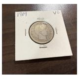 1909 Quarter Silver