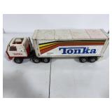 1980s Tonka Semi & Van Trailer