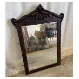 Vintage Chippendale Style Framed Mirror