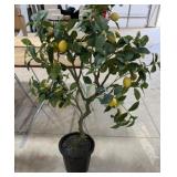 Artificial Lemon Tree in a Pot