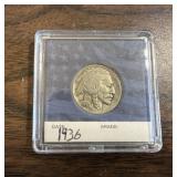 1936 Indian Head Nickel