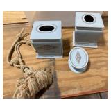 2 Tissue Covers, Curtain Rope, Soap Dish,