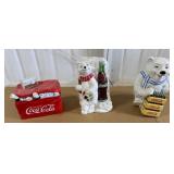 3 Coca-Cola Cookie Jars