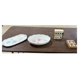 2 Lenox "Butterfly Meadow" Dishes, Spice