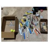 Razor Blade, Washers, Screw Drivers, Knife