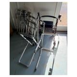 4 Walkers, 1 Walker w/ Seat, 4 Canes,