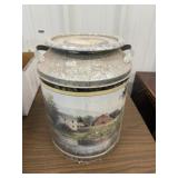 Vintage 3-Flavor Empty Popcorn Tin Container
