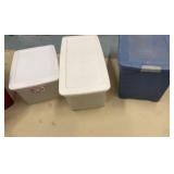 4 Various Sized Storage Totes w/ Lids