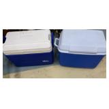 2 Coolers, 3 Outdoor Folding Chairs