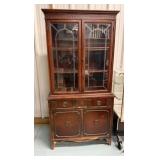 Wood & Glass China Hutch