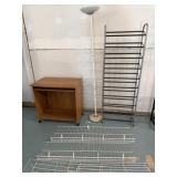 Floor Lamp, Shoe Rack, Wall Racks,