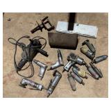 Misc. Pneumatic Tools, Electric Grinder, Metal Bin