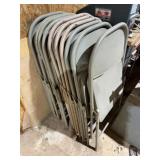 10+/- Metal Folding Chairs