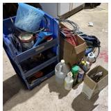 Stackable Plastic Containers, Zip Ties, Spray