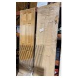 (2) Wooden 6 Panel Doors