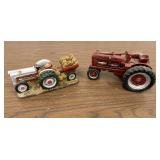 2 Decorative Tractors