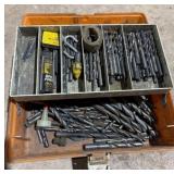 Drill Bits in a Tackle Box