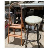 Barstool, 2-Step Step Ladder