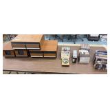 20+/- VHS, DVD Set, 3 VHS Holder Cabinets,