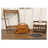 2 Magazine Holders, Metal Garden, Gun Rack