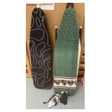 2 Irons, 2 Ironing Boards