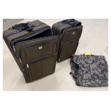 2 Rolling Suitcases, Suitcase Bag