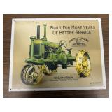 Reproduction John Deere Tin One Sided Sign