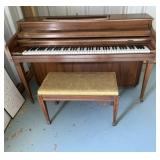 Kimball Piano w/ Piano Bench & Music Books
