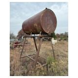 2 Fuel Tanks on Stands, Scrap Metal, Plow