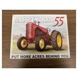 Reproduction Massey-Harris 55 Tin One Sided Sign