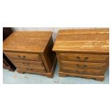 2 Matching Wooden Nightstands
