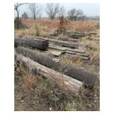 Wood Posts, Lumber, Metal Pipe