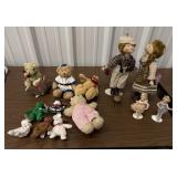 Teenie Beanie Babies, Dolls w/ Stands,